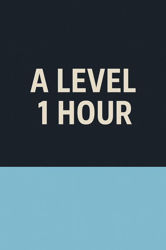 A-Level Maths or Physics Tutoring – 1 Hour (Online)